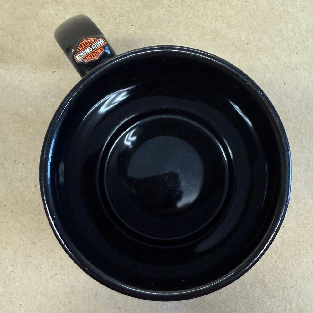 Harley Davidson with Flames Mug